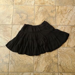 KAREN KANE Black Ruffle Skirt (M)